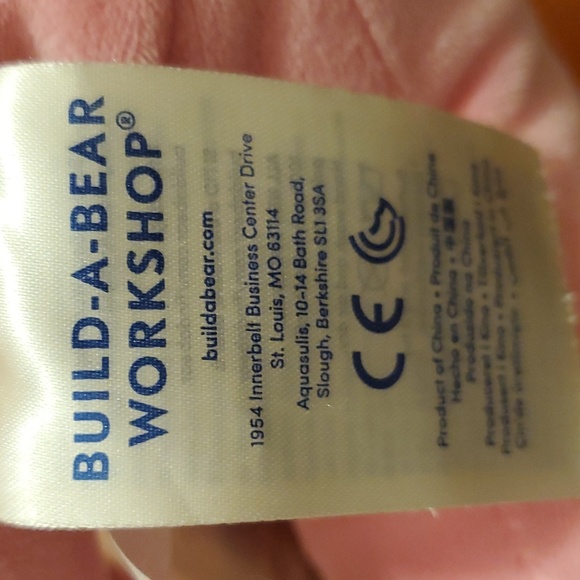 Build-A-Bear Candy Cane Swirl Unicorn Pink Stuffed Animal BAB - Picture 7 of 9